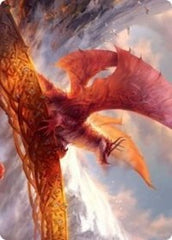 Goldspan Dragon Art Card [Kaldheim: Art Series] | Spectrum Games
