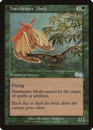 Hawkeater Moth [Urza's Saga] | Spectrum Games