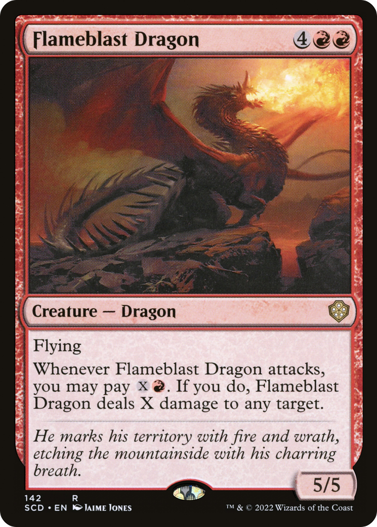 Flameblast Dragon [Starter Commander Decks] | Spectrum Games