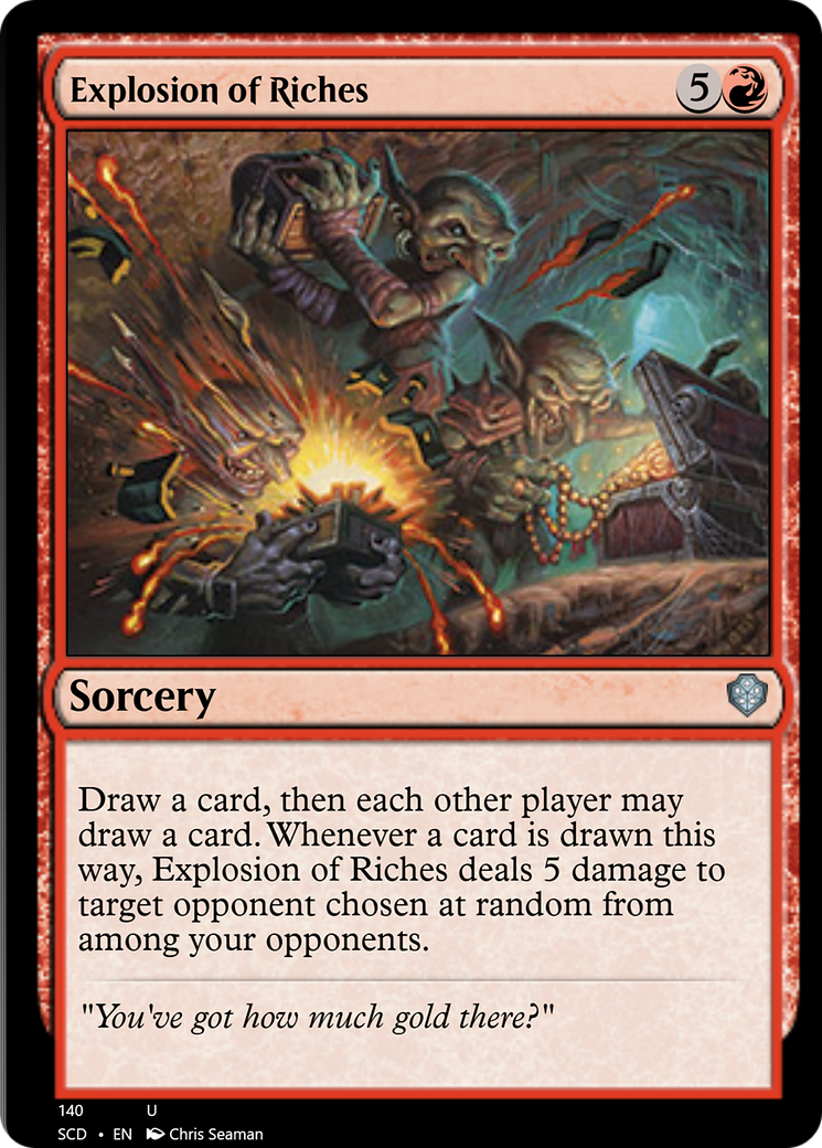 Explosion of Riches [Starter Commander Decks] | Spectrum Games