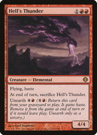 Hell's Thunder [Shards of Alara] | Spectrum Games