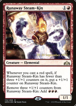 Runaway Steam-Kin [Guilds of Ravnica Promos] | Spectrum Games