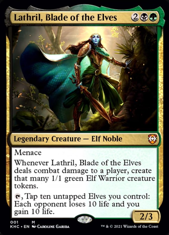 Lathril, Blade of the Elves [Kaldheim Commander] | Spectrum Games