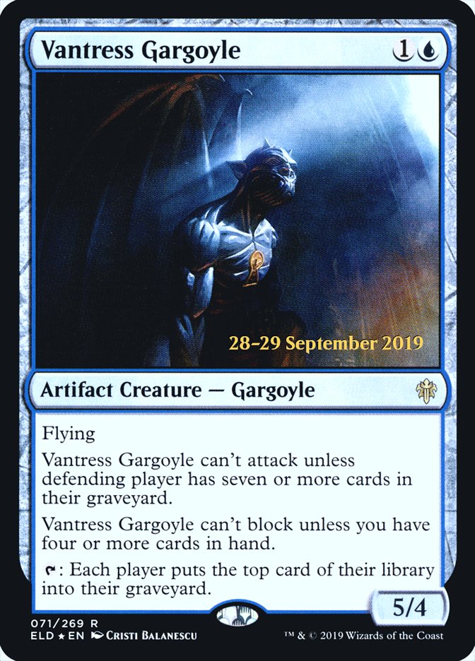 Vantress Gargoyle  [Throne of Eldraine Prerelease Promos] | Spectrum Games