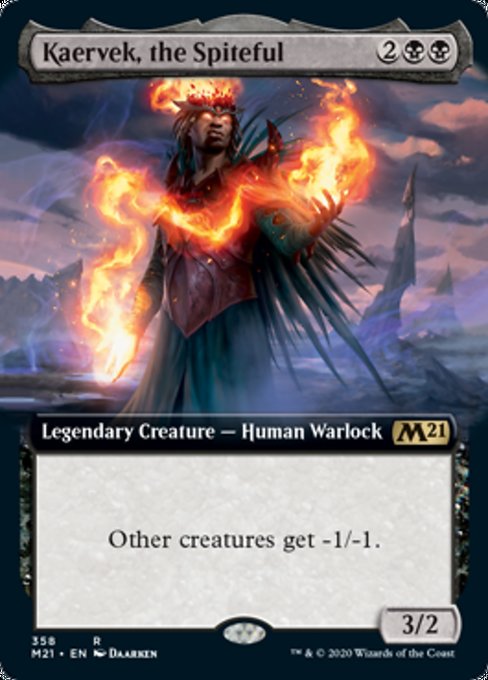 Kaervek, the Spiteful (Extended Art) [Core Set 2021] | Spectrum Games