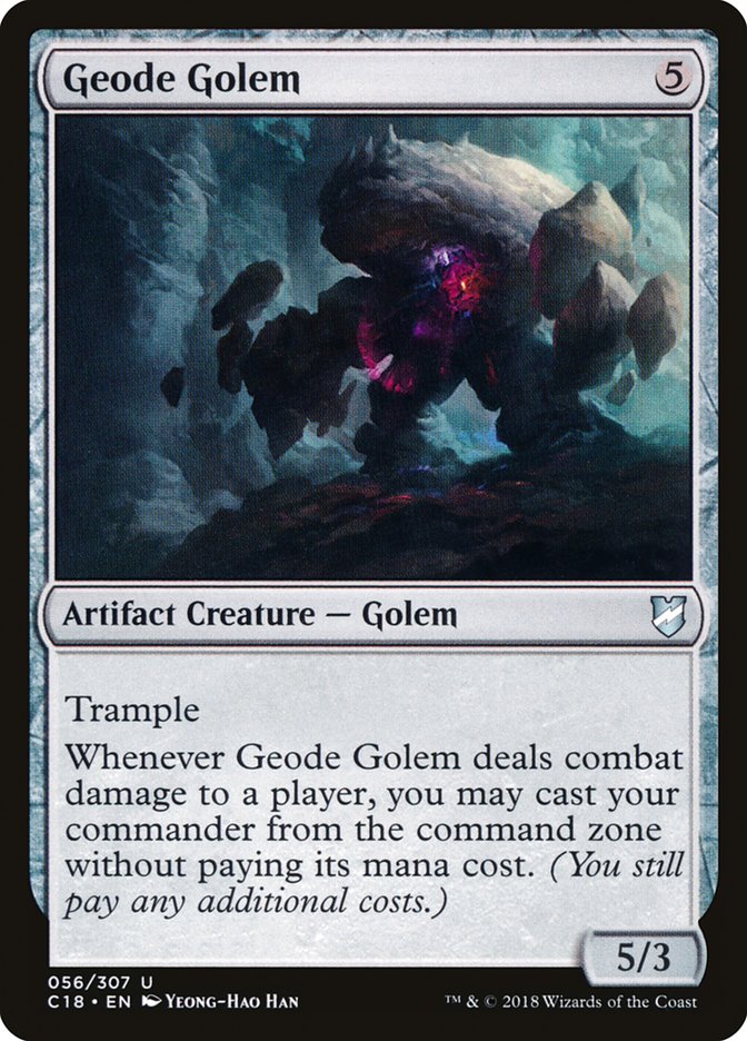 Geode Golem [Commander 2018] | Spectrum Games