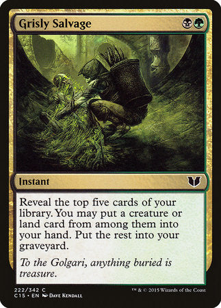 Grisly Salvage [Commander 2015] | Spectrum Games