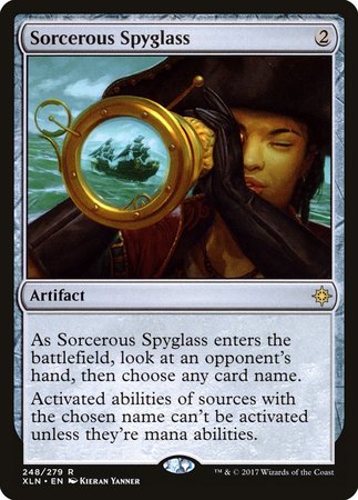 Sorcerous Spyglass [Ixalan] | Spectrum Games