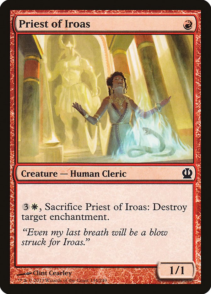 Priest of Iroas [Theros] | Spectrum Games