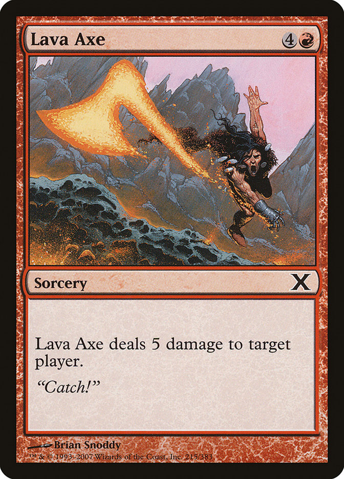 Lava Axe [Tenth Edition] | Spectrum Games