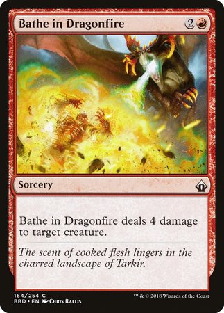 Bathe in Dragonfire [Battlebond] | Spectrum Games