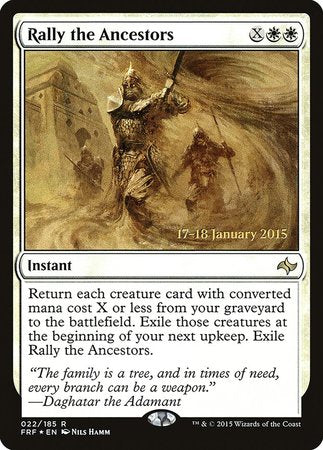 Rally the Ancestors [Fate Reforged Promos] | Spectrum Games