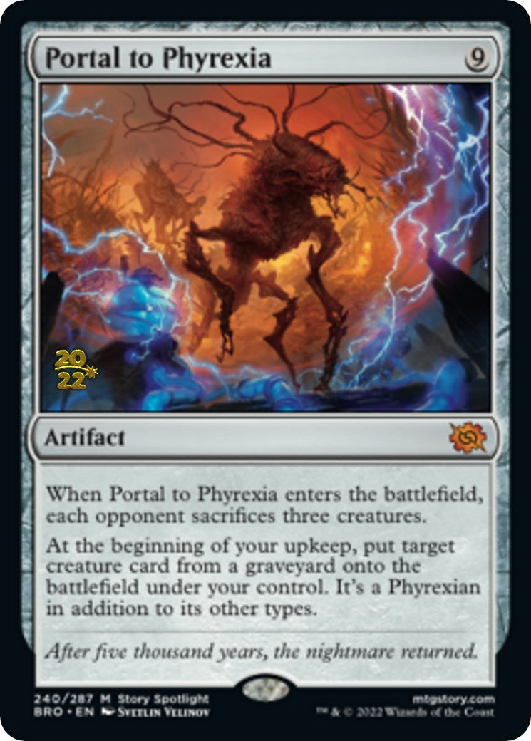 Portal to Phyrexia [The Brothers' War: Prerelease Promos] | Spectrum Games