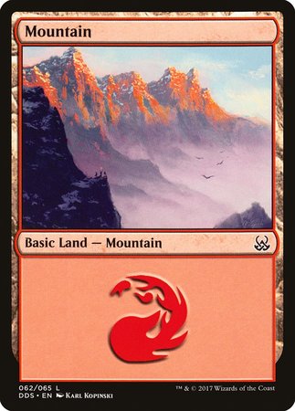 Mountain (62) [Duel Decks: Mind vs. Might] | Spectrum Games