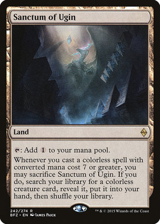 Sanctum of Ugin [Battle for Zendikar] | Spectrum Games