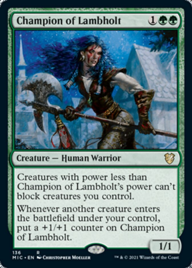 Champion of Lambholt [Innistrad: Midnight Hunt Commander] | Spectrum Games