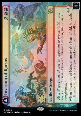 Invasion of Karsus // Refraction Elemental [March of the Machine Prerelease Promos] | Spectrum Games