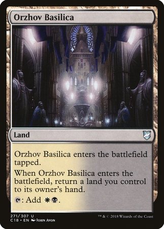 Orzhov Basilica [Commander 2018] | Spectrum Games