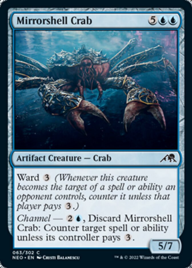 Mirrorshell Crab [Kamigawa: Neon Dynasty] | Spectrum Games