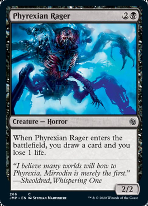 Phyrexian Rager [Jumpstart] | Spectrum Games