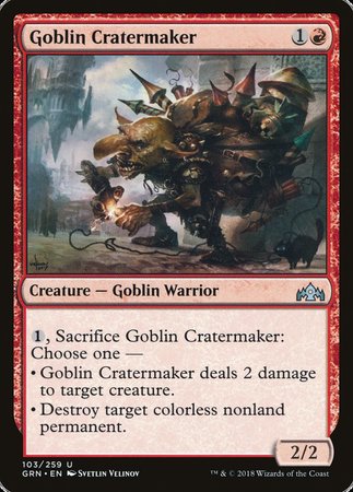 Goblin Cratermaker [Guilds of Ravnica] | Spectrum Games