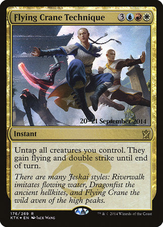 Flying Crane Technique [Khans of Tarkir Promos] | Spectrum Games