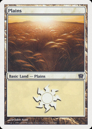 Plains (333) [Ninth Edition] | Spectrum Games