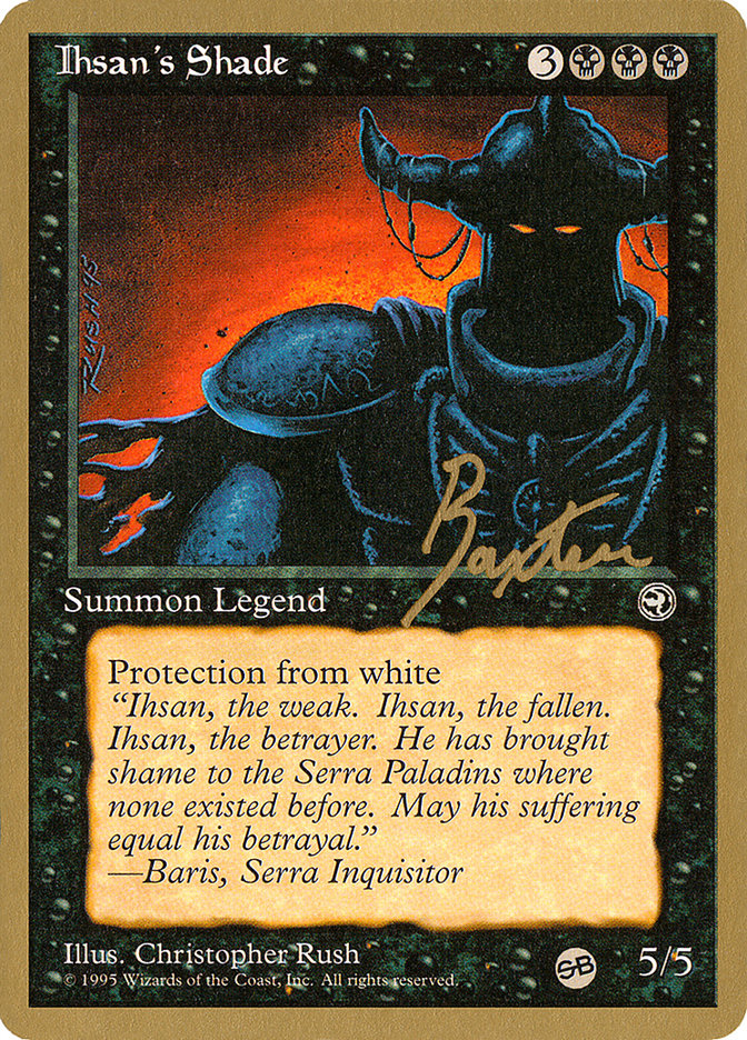 Ihsan's Shade (George Baxter) (SB) [Pro Tour Collector Set] | Spectrum Games