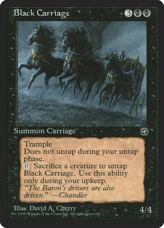 Black Carriage [Homelands] | Spectrum Games