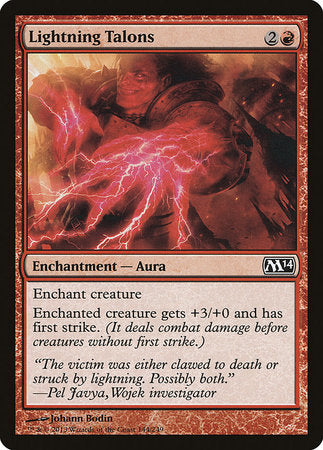Lightning Talons [Magic 2014] | Spectrum Games