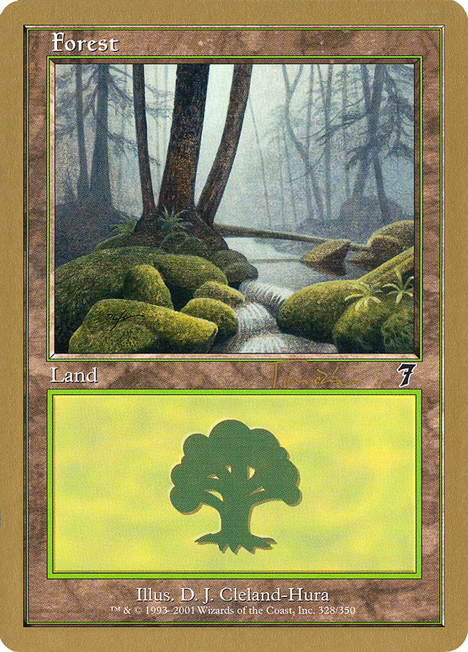 Forest (jt328) (Jan Tomcani) [World Championship Decks 2001] | Spectrum Games