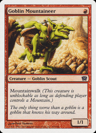 Goblin Mountaineer [Ninth Edition] | Spectrum Games