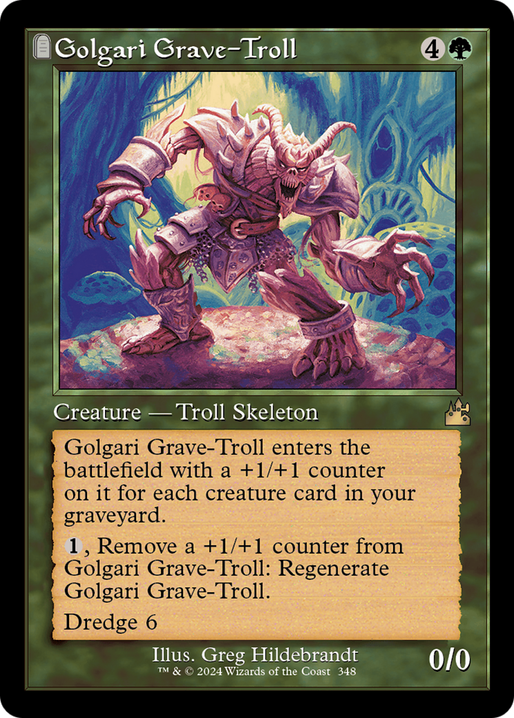 Golgari Grave-Troll (Retro Frame) [Ravnica Remastered] | Spectrum Games