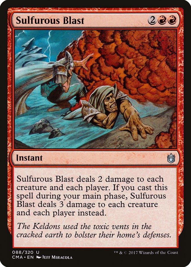 Sulfurous Blast [Commander Anthology] | Spectrum Games