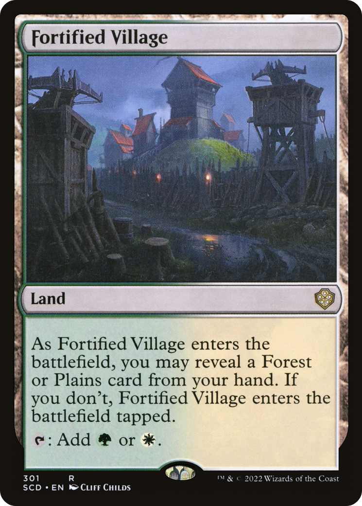 Fortified Village [Starter Commander Decks] | Spectrum Games