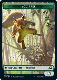 Squirrel // Thopter (008) Double-sided Token [Double Masters Tokens] | Spectrum Games