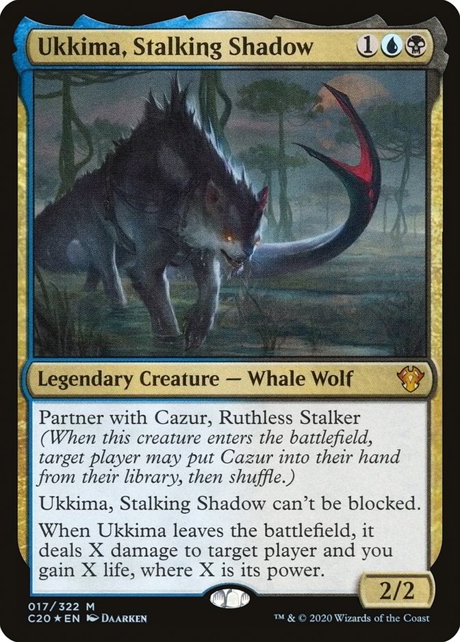 Ukkima, Stalking Shadow [Commander 2020] | Spectrum Games