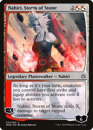 Nahiri, Storm of Stone [War of the Spark] | Spectrum Games