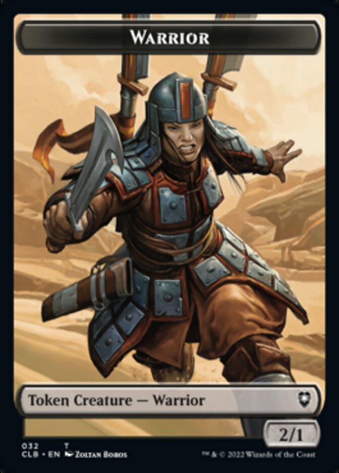 Warrior // Inkling Double-sided Token [Commander Legends: Battle for Baldur's Gate Tokens] | Spectrum Games