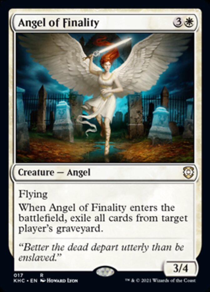 Angel of Finality [Kaldheim Commander] | Spectrum Games