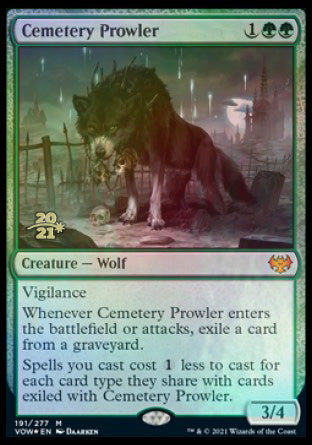Cemetery Prowler [Innistrad: Crimson Vow Prerelease Promos] | Spectrum Games
