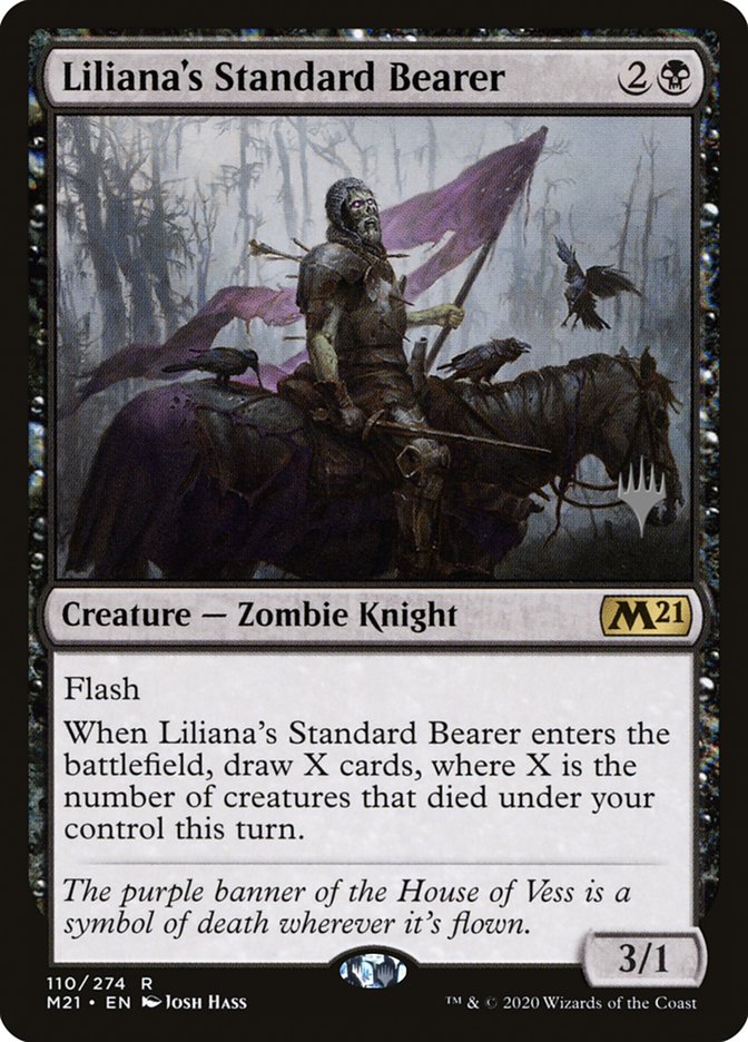Liliana's Standard Bearer (Promo Pack) [Core Set 2021 Promos] | Spectrum Games