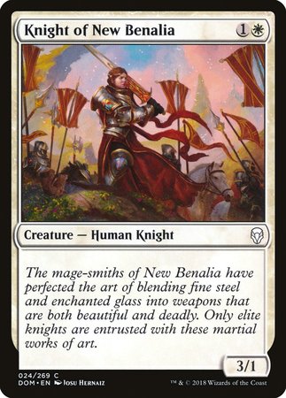 Knight of New Benalia [Dominaria] | Spectrum Games