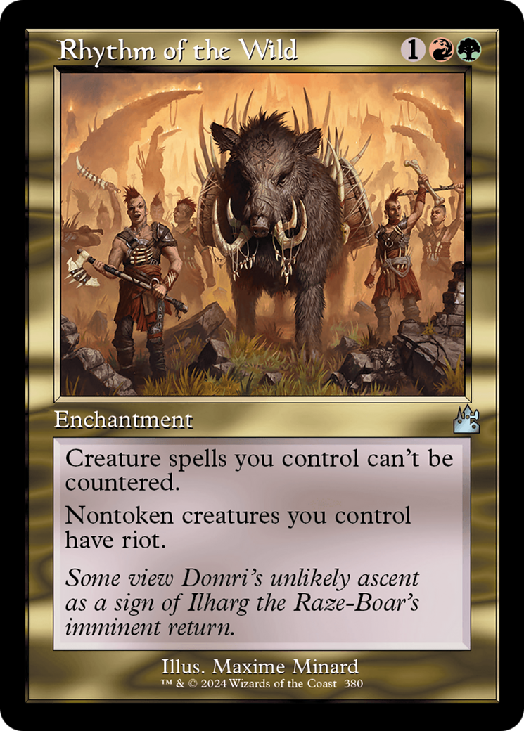 Rhythm of the Wild (Retro Frame) [Ravnica Remastered] | Spectrum Games