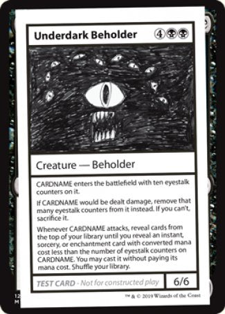 Underdark Beholder (2021 Edition) [Mystery Booster Playtest Cards] | Spectrum Games