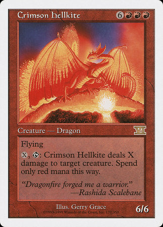 Crimson Hellkite [Classic Sixth Edition] | Spectrum Games