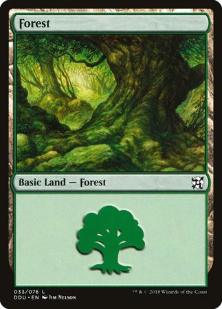 Forest (33) [Duel Decks: Elves vs. Inventors] | Spectrum Games