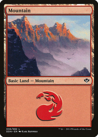 Mountain (36) [Duel Decks: Speed vs. Cunning] | Spectrum Games