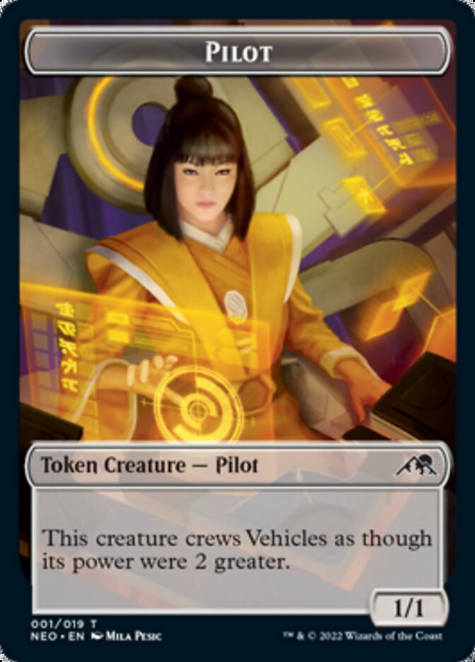 Pilot Token [Kamigawa: Neon Dynasty Tokens] | Spectrum Games