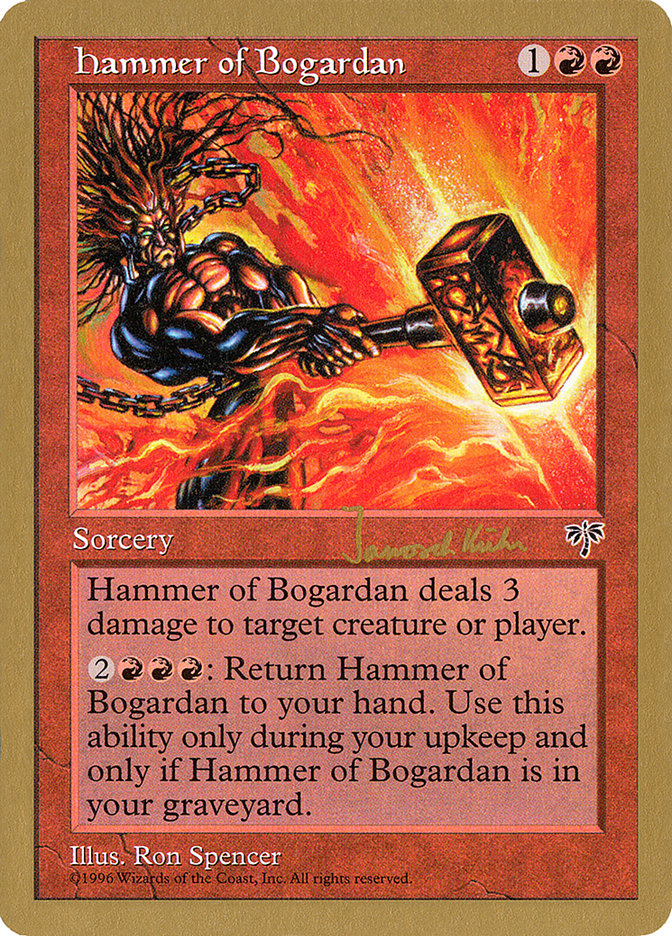 Hammer of Bogardan (Janosch Kuhn) [World Championship Decks 1997] | Spectrum Games